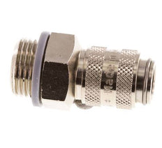 Vernikkeld Messing DN 5 Luchtkoppeling Snelkoppeling G 3/8 inch Buitendraad Double Shut-Off