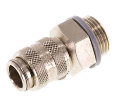 Vernikkeld Messing DN 5 Luchtkoppeling Snelkoppeling G 3/8 inch Buitendraad Double Shut-Off