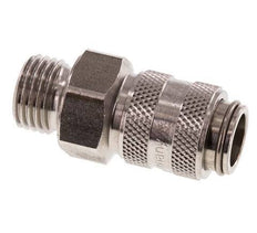 RVS DN 5 Luchtkoppeling Snelkoppeling G 1/4 inch Buitendraad