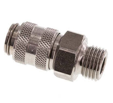 RVS DN 5 Luchtkoppeling Snelkoppeling G 1/4 inch Buitendraad