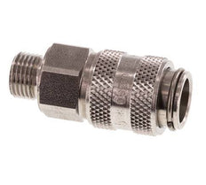 Stainless steel DN 5 Air Coupling Socket G 1/8 inch Male