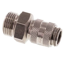 RVS DN 5 Luchtkoppeling Snelkoppeling G 3/8 inch Buitendraad