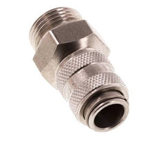 RVS DN 5 Luchtkoppeling Snelkoppeling G 3/8 inch Buitendraad