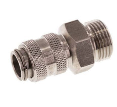 RVS DN 5 Luchtkoppeling Snelkoppeling G 3/8 inch Buitendraad