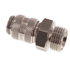 RVS DN 5 Luchtkoppeling Snelkoppeling G 3/8 inch Buitendraad