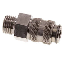 RVS 316L DN 5 Luchtkoppeling Snelkoppeling G 1/4 inch Buitendraad