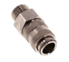 RVS 316L DN 5 Luchtkoppeling Snelkoppeling G 1/4 inch Buitendraad