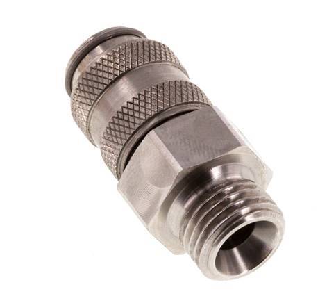 RVS 316L DN 5 Luchtkoppeling Snelkoppeling G 1/4 inch Buitendraad