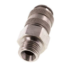 RVS 316L DN 5 Luchtkoppeling Snelkoppeling G 1/4 inch Buitendraad