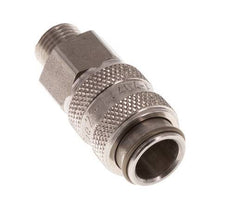 RVS 316L DN 5 Luchtkoppeling Snelkoppeling G 1/8 inch Buitendraad