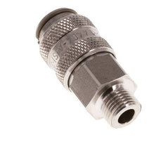 RVS 316L DN 5 Luchtkoppeling Snelkoppeling G 1/8 inch Buitendraad