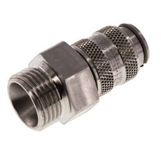 RVS 316L DN 5 Luchtkoppeling Snelkoppeling G 3/8 inch Buitendraad