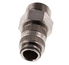 RVS 316L DN 5 Luchtkoppeling Snelkoppeling G 3/8 inch Buitendraad