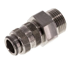 RVS 316L DN 5 Luchtkoppeling Snelkoppeling G 3/8 inch Buitendraad