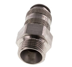 RVS 316L DN 5 Luchtkoppeling Snelkoppeling G 3/8 inch Buitendraad