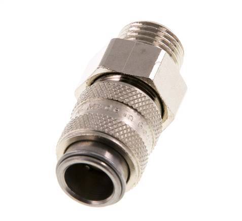 Gehard staal DN 5 Luchtkoppeling Snelkoppeling G 1/4 inch Buitendraad