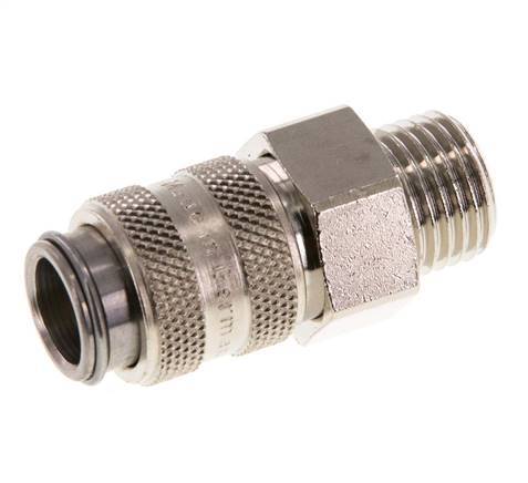 Gehard staal DN 5 Luchtkoppeling Snelkoppeling G 1/4 inch Buitendraad