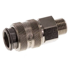 Hardened steel DN 5 Air Coupling Socket G 1/8 inch Male