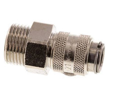 Gehard staal DN 5 Luchtkoppeling Snelkoppeling G 3/8 inch Buitendraad