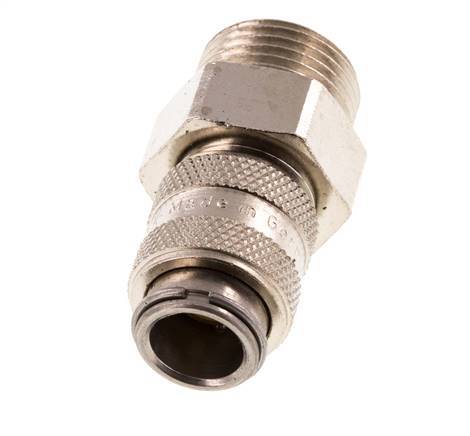 Gehard staal DN 5 Luchtkoppeling Snelkoppeling G 3/8 inch Buitendraad