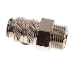 Gehard staal DN 5 Luchtkoppeling Snelkoppeling G 3/8 inch Buitendraad