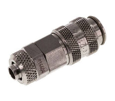 RVS 316L DN 5 Luchtkoppeling Snelkoppeling 6x8 mm Push-On