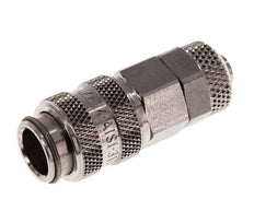 RVS 316L DN 5 Luchtkoppeling Snelkoppeling 6x8 mm Push-On