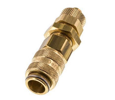 Messing DN 5 Luchtkoppeling Snelkoppeling 6x8 mm Push-On Schotkoppeling