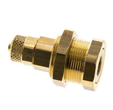 Messing DN 5 Luchtkoppeling Snelkoppeling 4x6 mm Push-On Schotkoppeling Pull-Off