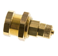 Messing DN 5 Luchtkoppeling Snelkoppeling 4x6 mm Push-On Schotkoppeling Pull-Off
