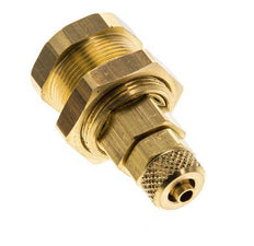 Messing DN 5 Luchtkoppeling Snelkoppeling 4x6 mm Push-On Schotkoppeling Pull-Off