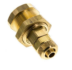 Messing DN 5 Luchtkoppeling Snelkoppeling 6x8 mm Push-On Schotkoppeling Pull-Off
