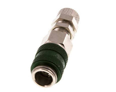 Vernikkeld Messing DN 5 Groen Luchtkoppeling Snelkoppeling 4x6 mm Push-On Schotkoppeling
