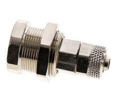 Vernikkeld Messing DN 5 Luchtkoppeling Snelkoppeling 6x8 mm Push-On Schotkoppeling Pull-Off