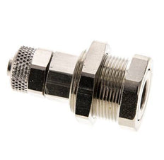 Vernikkeld Messing DN 5 Luchtkoppeling Snelkoppeling 6x8 mm Push-On Schotkoppeling Pull-Off