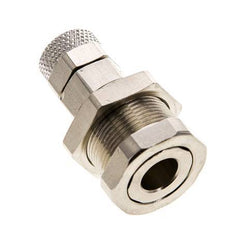 Vernikkeld Messing DN 5 Luchtkoppeling Snelkoppeling 6x8 mm Push-On Schotkoppeling Pull-Off