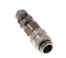 RVS DN 5 Luchtkoppeling Snelkoppeling 4x6 mm Push-On Schotkoppeling