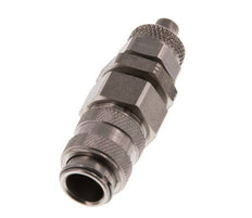 RVS DN 5 Luchtkoppeling Snelkoppeling 6x8 mm Push-On Schotkoppeling