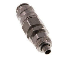 RVS DN 5 Luchtkoppeling Snelkoppeling 6x8 mm Push-On Schotkoppeling