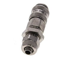 RVS DN 5 Luchtkoppeling Snelkoppeling 6x8 mm Push-On Schotkoppeling