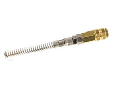 Messing DN 5 Luchtkoppeling Snelkoppeling 4x6 mm Push-On Buigbescherming Draaibaar