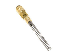 Messing DN 5 Luchtkoppeling Snelkoppeling 4x6 mm Push-On Buigbescherming