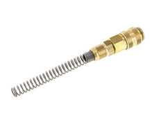 Messing DN 5 Luchtkoppeling Snelkoppeling 4x6 mm Push-On Buigbescherming