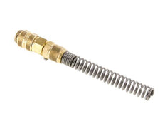 Messing DN 5 Luchtkoppeling Snelkoppeling 6x8 mm Push-On Buigbescherming