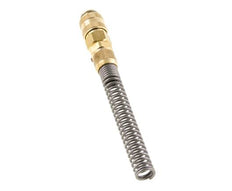 Messing DN 5 Luchtkoppeling Snelkoppeling 6x8 mm Push-On Buigbescherming