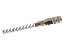 Vernikkeld Messing DN 5 Luchtkoppeling Snelkoppeling 4x6 mm Push-On Buigbescherming