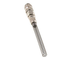 Vernikkeld Messing DN 5 Luchtkoppeling Snelkoppeling 4x6 mm Push-On Buigbescherming