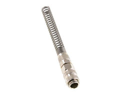 Vernikkeld Messing DN 5 Luchtkoppeling Snelkoppeling 6x8 mm Push-On Buigbescherming