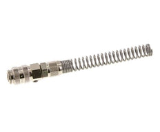Vernikkeld Messing DN 5 Luchtkoppeling Snelkoppeling 6x8 mm Push-On Buigbescherming