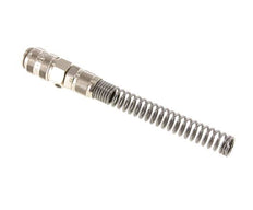 Vernikkeld Messing DN 5 Luchtkoppeling Snelkoppeling 6x8 mm Push-On Buigbescherming